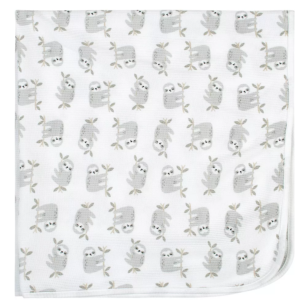 Just Born® 2-Pack Sloth Thermal Blankets 3 Just Born® 2-Pack Sloth Thermal Blankets - Image 3