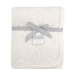Just Born® White Star Plush Blanket