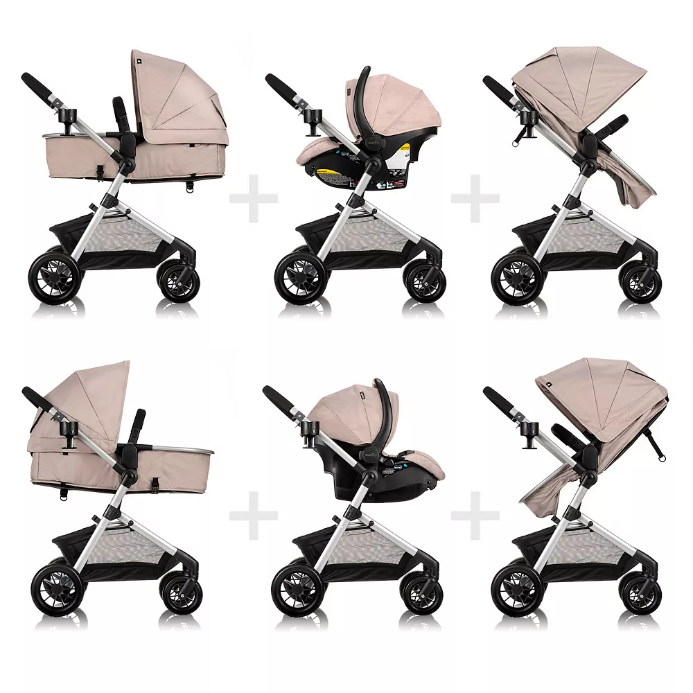 Evenflo Pivot Modular Travel System With SafeMax Infant Car Seat 3 Evenflo Pivot Modular Travel System With SafeMax Infant Car Seat - Image 3