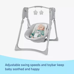 Graco Slim Spaces Compact Baby Swing 10 Graco Slim Spaces Compact Baby Swing -Baby World 5856685 ALT4