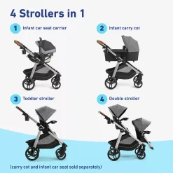 Graco Modes Nest2Grow Stroller -Baby World 5856697 ALT2