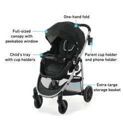 Graco Modes Pramette 3-in-1 Stroller -Baby World 5856707 ALT5