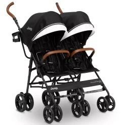 Jeep PowerGlyde Plus Side X Side Double Stroller By Delta Children