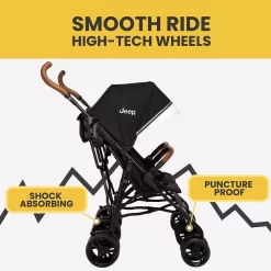 Jeep PowerGlyde Plus Side X Side Double Stroller By Delta Children 10 Jeep PowerGlyde Plus Side X Side Double Stroller By Delta Children -Baby World 5883716 ALT4