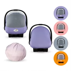 CozyBaby Lightweight Mesh Summer Sun And Bug Baby Carrier Cover, Rhapsody Purple -Baby World 5943282 ALT2