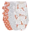 The Peanutshell 3-Pack Desert Safari Baby Swaddles
