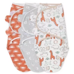 The Peanutshell 3-Pack Desert Safari Baby Swaddles