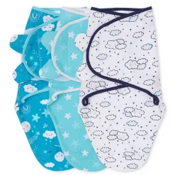 The Peanutshell 3-Pack Celestial Swaddle Set - 3/6 Months