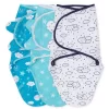 The Peanutshell 3-Pack Celestial Swaddle Set - 0/3 Months