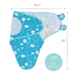 The Peanutshell 3-Pack Celestial Swaddle Set - 0/3 Months -Baby World 5946260 ALT4