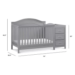 DaVinci Charlie 4-in-1 Convertible Crib & Changer Combo -Baby World 5958697 ALT11
