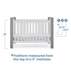 Delta Children Miles 4-in-1 Convertible Crib -Baby World 5959068 ALT5