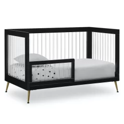 Delta Children Sloane 4-in-1 Acrylic Convertible Crib With Included Conversion Rails -Baby World 5959272 ALT2