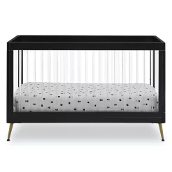 Delta Children Sloane 4-in-1 Acrylic Convertible Crib With Included Conversion Rails