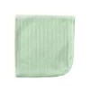 Touched By Nature Baby Organic Cotton Swaddle, Receiving And Multi-purpose Blanket, Celery, One Size