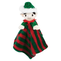 Hudson Baby Unisex Baby Plush Blanket With Security Blanket, Elf, One Size -Baby World 6039234 ALT2