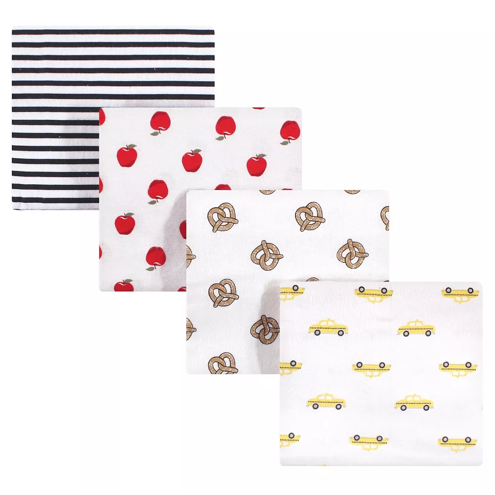 Hudson Baby Infant Cotton Flannel Receiving Blankets, Nyc, One Size 1 Hudson Baby Infant Cotton Flannel Receiving Blankets, Nyc, One Size