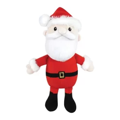 Hudson Baby Unisex Baby Plush Blanket With Toy, Rudolph And Santa, One Size -Baby World 6040033 ALT3