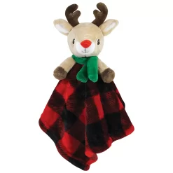 Hudson Baby Unisex Baby Animal Face Security Blanket, Elf, One Size -Baby World 6040646 ALT2