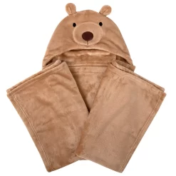 Baby Essentials Bear Hooded Baby Blanket 5 Baby Essentials Bear Hooded Baby Blanket -Baby World 6224960 ALT2