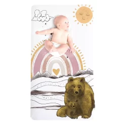 JumpOff Jo Fitted Crib Sheet - Cotton Crib Sheet For Standard Sized Crib Mattresses - Hypoallergenic And Breathable - 28 X 52 Inches