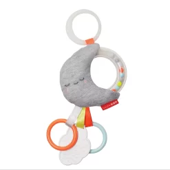 Skip Hop Silver Lining Cloud Rattle Moon Stroller Toy