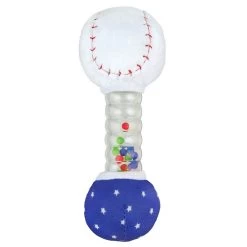 All Star Kid! Baseball Rainstick Rattle Baby Toy