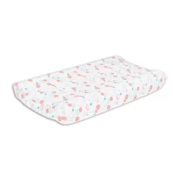 The Peanut Shell Safari Love Changing Pad Cover