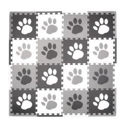 Tadpoles 16 Piece Paw Print Soft Foam Playmat Set