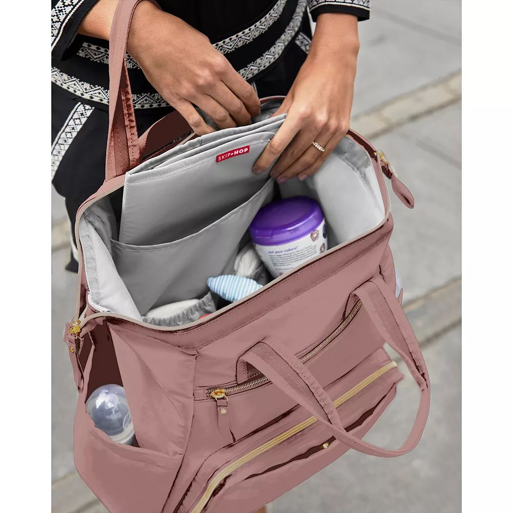 Skip Hop Mainframe Dusty Rose Diaper Backpack 4 Skip Hop Mainframe Dusty Rose Diaper Backpack - Image 4