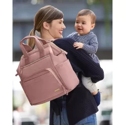 Skip Hop Mainframe Dusty Rose Diaper Backpack 10 Skip Hop Mainframe Dusty Rose Diaper Backpack -Baby World 4402356 ALT4