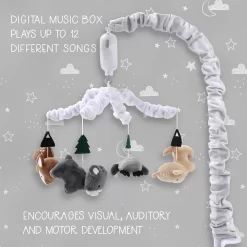 The Peanutshell Woodland Plaid Musical Mobile -Baby World 5341683 ALT3