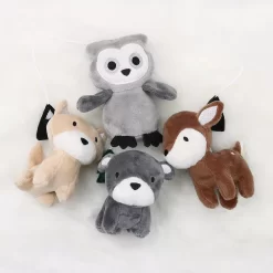 The Peanutshell Woodland Plaid Musical Mobile -Baby World 5341683 ALT4