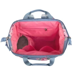 Baby Essentials Wide Open Frame Diaper Bag Backpack And Travel Bag Tote With Changing Pad, Stroller Straps -Baby World 5650329 ALT3