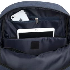 Fisher Price Fisher-Price Fastfinder Multi-Pocket Denim Diaper Bag Backpack With Changing Pad And Stroller Straps -Baby World 5650442 ALT6