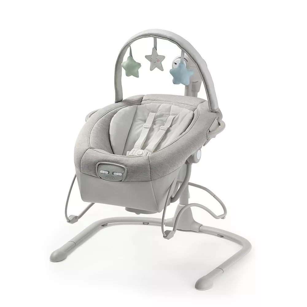 Graco Modern Cottage Collection Soothe 'n Sway LX Swing With Portable Bouncer 1 Graco Modern Cottage Collection Soothe 'n Sway LX Swing With Portable Bouncer