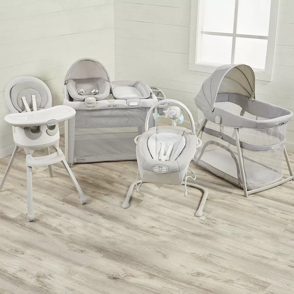 Graco Modern Cottage Collection Soothe 'n Sway LX Swing With Portable Bouncer 4 Graco Modern Cottage Collection Soothe 'n Sway LX Swing With Portable Bouncer - Image 4