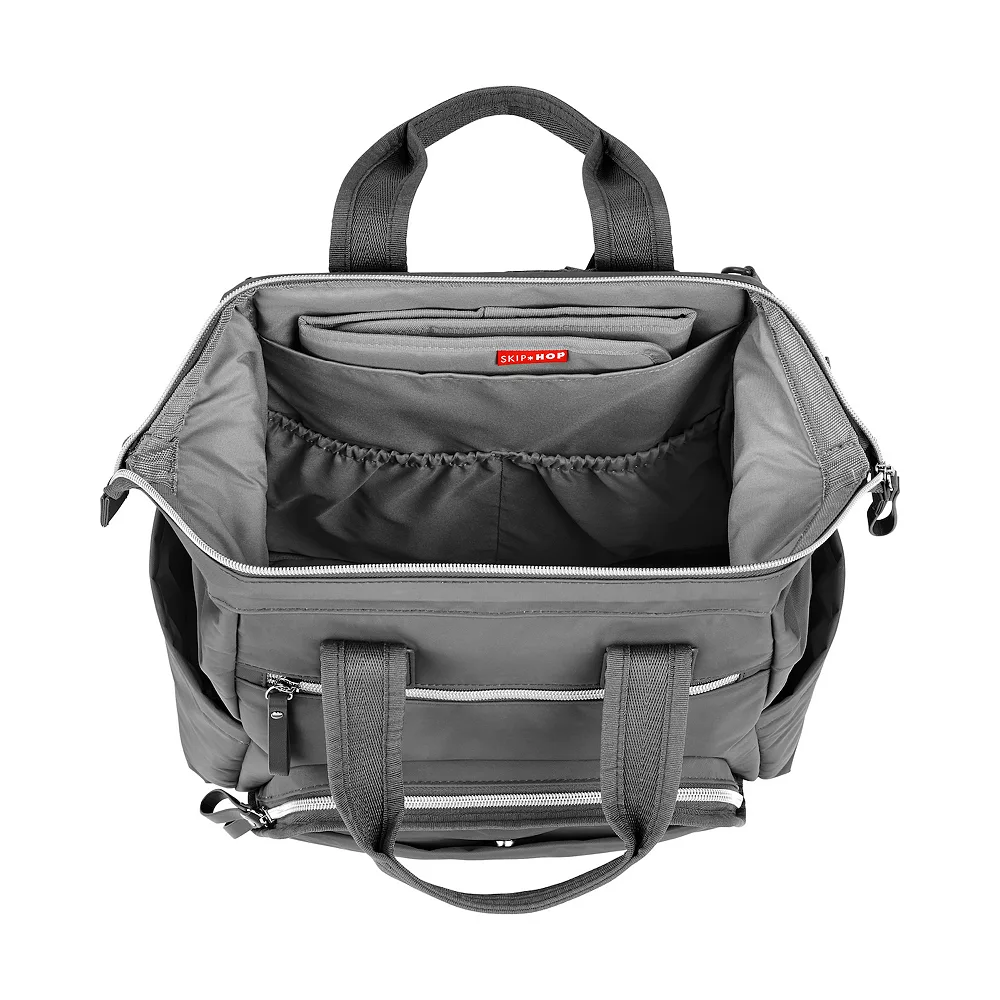 Skip Hop Mainframe Charcoal Baby Backpack 2 Skip Hop Mainframe Charcoal Baby Backpack - Image 2
