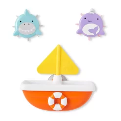 Skip Hop Zoo Boat Spinners Bath Toy