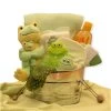 GBDS Little Pollywogs New Baby Bath Tub - Baby Bath Set - Baby Boy Gift Basket - New Baby Gift Basket - Baby Gift Baskets - Baby Shower Gifts