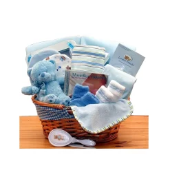 GBDS New Baby Celebration Gift Box Yellow -baby Bath Set New Baby Gift Basket - Baby Gift Baskets