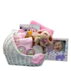 GBDS Welcome Baby Bassinet New Baby Basket-Pink - Baby Bath Set - Baby Girl Gifts